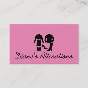 Alterations, Tailoring, Seamstress, Tailor Business Card
