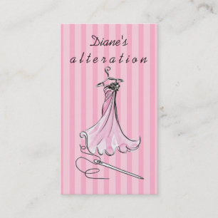 Alterations, Tailoring, Seamstress, Tailor Business Card
