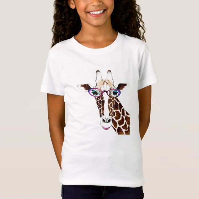 Altered Art Funky Giraffe Shirt (Front)