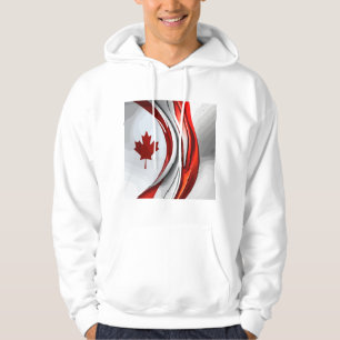 Altered Maple Leaf: A Creative Canadian Twist Hoodie