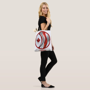 Altered Maple Leaf: A Creative Canadian Twist Tote Bag