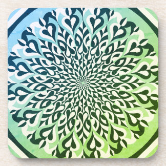 Alternate colour symmetrical pattern  coaster