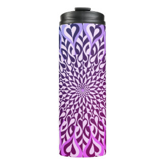 Alternate colour symmetrical pattern  thermal tumbler