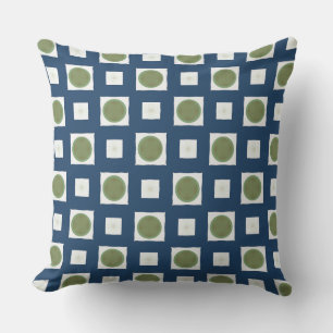 Alternate Olive Green and Navy Blue Colors  Cushion