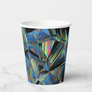 alternate reality - colourful glitch : paper cups
