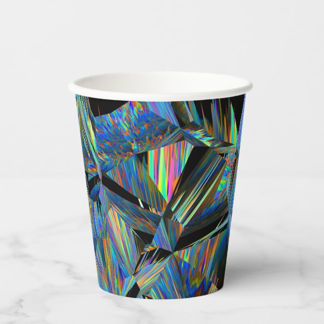 alternate reality - colourful glitch : paper cups (Front)