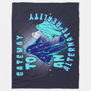 Alternate reality  fleece blanket