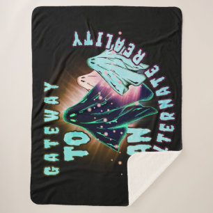 Alternate reality sherpa blanket