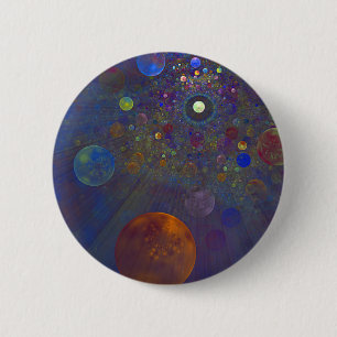 Alternate Universe Abstract Art 6 Cm Round Badge