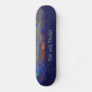 Alternate Universe Abstract Art Skateboard