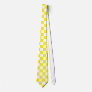 Alternate Yellow Squares Tie