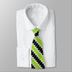 Alternating Crescents 04a - Martian Green Tie
