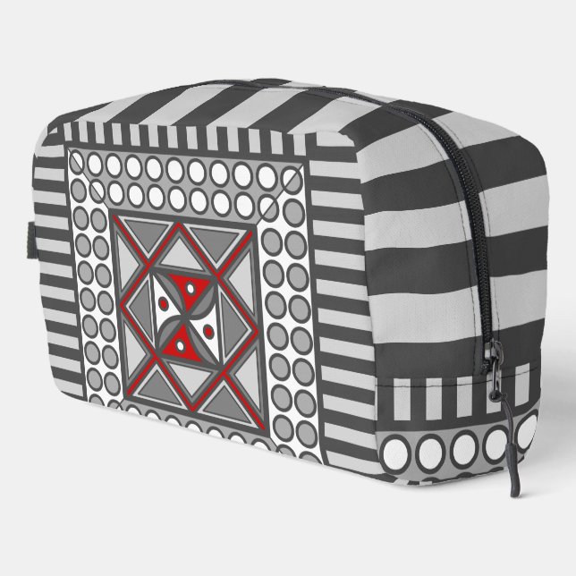 Alternating Geometric Dopp Kit (Right Corner)