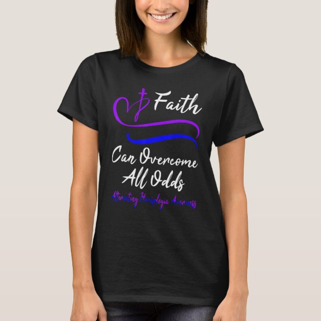 Alternating HemiplegiaAwareness Support Christian  T-Shirt (Front)