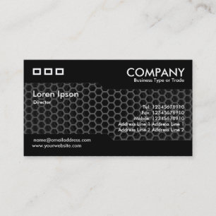 Alternating - Honeycomb dark Business Card