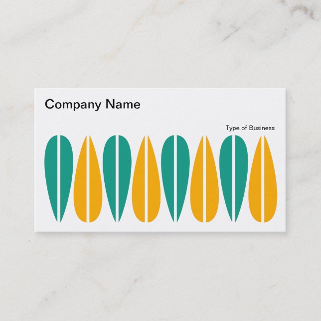 Alternating Leaves 01 Business Card (Front)