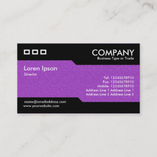 Alternating - Purple Embossed Texture Business Card