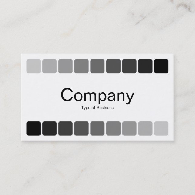 Alternating Shades Business Card (Front)