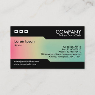 Alternating - Soft Gradients Business Card