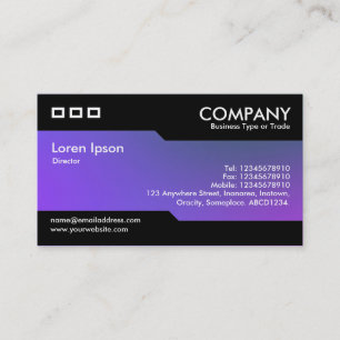 Alternating - Soft Gradients Business Card