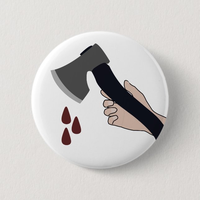 Alternative Ax 6 Cm Round Badge (Front)