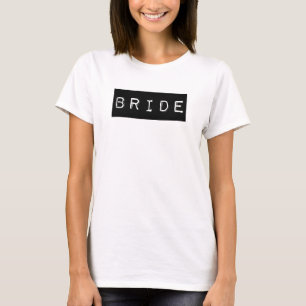 Alternative Bride Black Label Wedding Party T-Shirt
