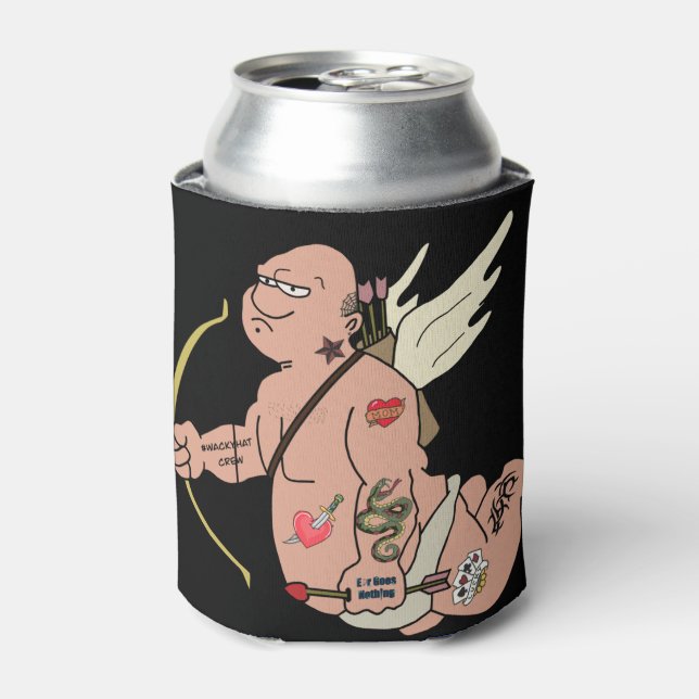 Alternative Cupid Can Coozie (Can Front)