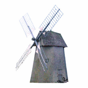 Alternative Energy - Dutch Windmill Power Standing Photo Sculpture