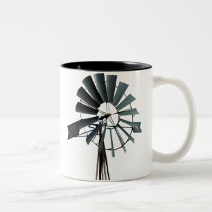 Alternative Energy - Pinwheel Windmill Power Two-Tone Coffee Mug