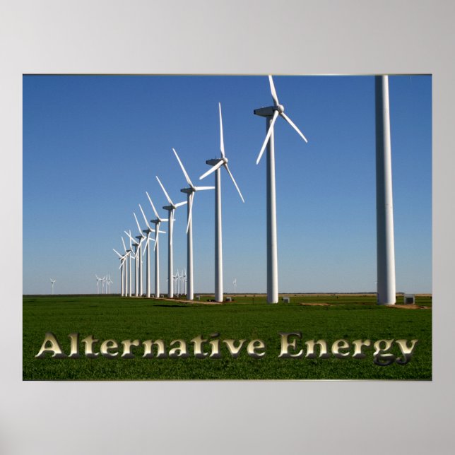 Alternative Energy - The Green Power Poster (Front)