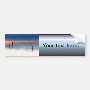 Alternative Energy - Wind Power in the Clouds Bumper Sticker