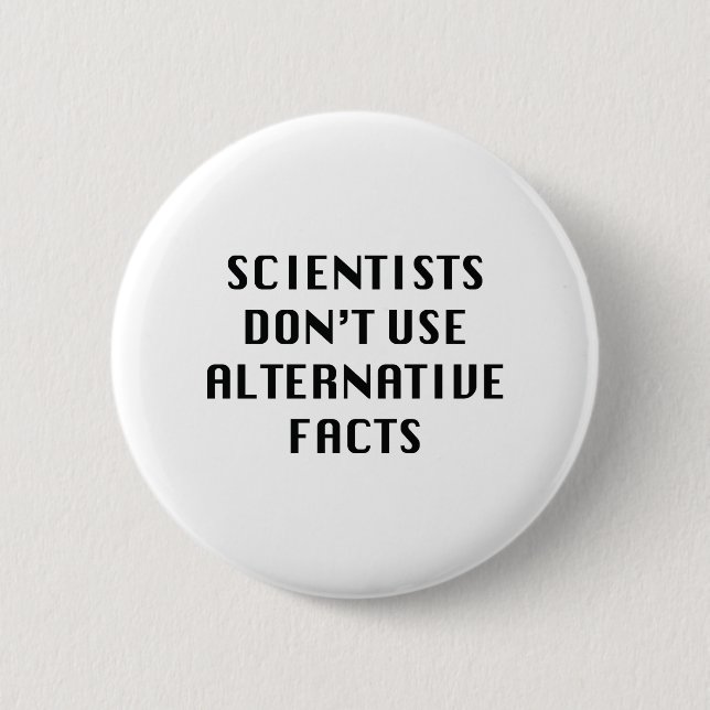Alternative Facts 6 Cm Round Badge (Front)