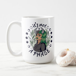 Alternative Gothic Girl Art It's Not a Phase  Coffee Mug