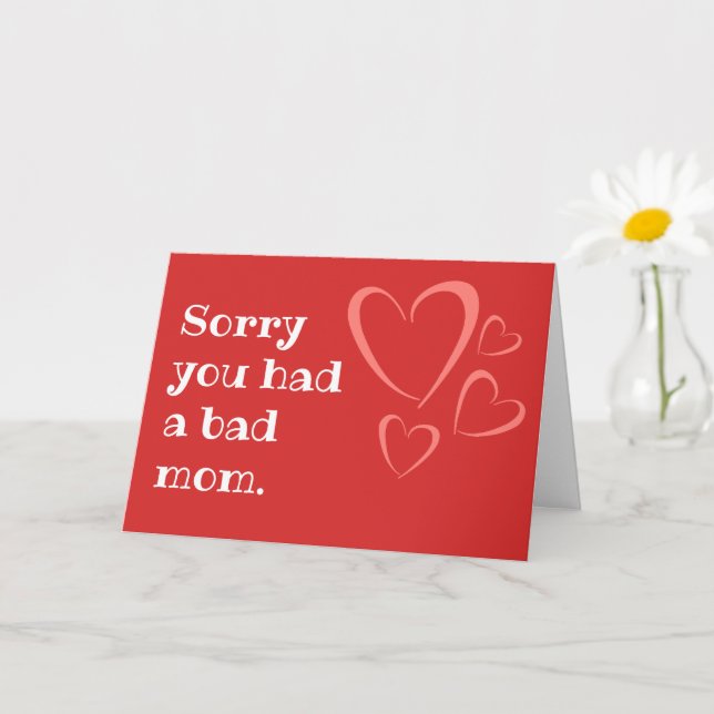 Alternative Mother's Day card (Small Plant)