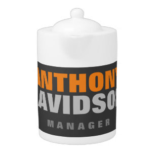 Alternative Perfect Size Grey Orange Bold Text 