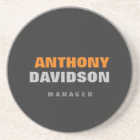 Alternative Perfect Size Grey Orange Bold Text