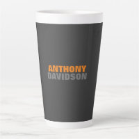 Alternative Perfect Size Grey Orange Bold Text
