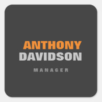 Alternative Perfect Size Grey Orange Bold Text