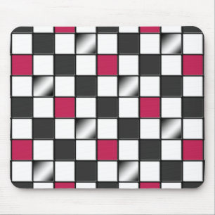 Alternative Pink Chequered mousepad