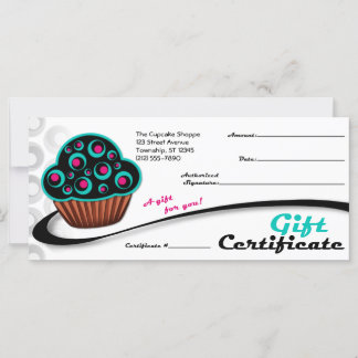 Alternative Retro Teal Cupcake - Gift Certificates