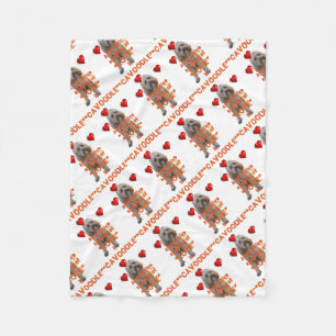 alternative spelling of LOVE is CAVOODLE Fleece Blanket