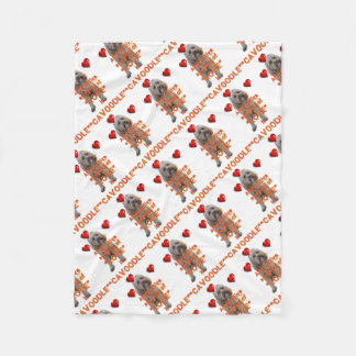 alternative spelling of LOVE is CAVOODLE Fleece Blanket