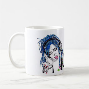 Alternative Tattooed Dreadlock Girl Mug