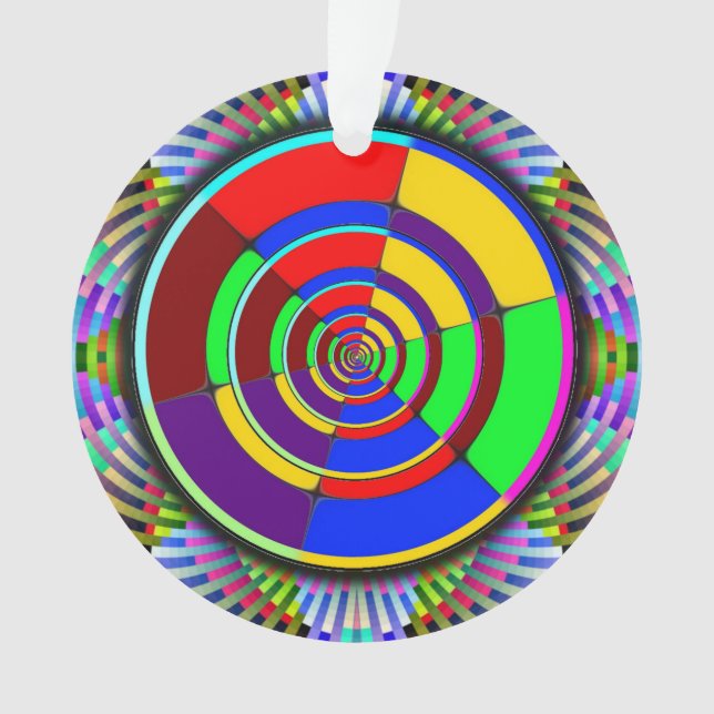 Alternative to Atomic Hazard Symbol Ornament (Front)