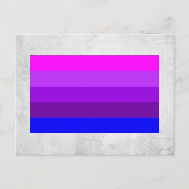 Alternative Transgender Pride Flag Postcard (Front)