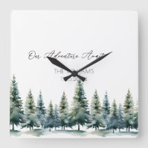Alternative Wedding Guest Book Pine Trees