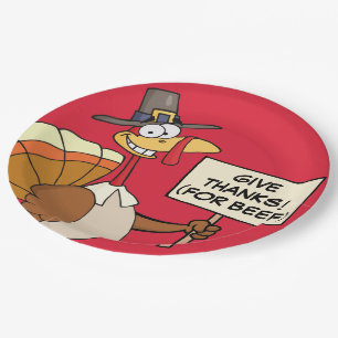 Alternatives to Turkey for Thanksgiving Dinner Paper Plate