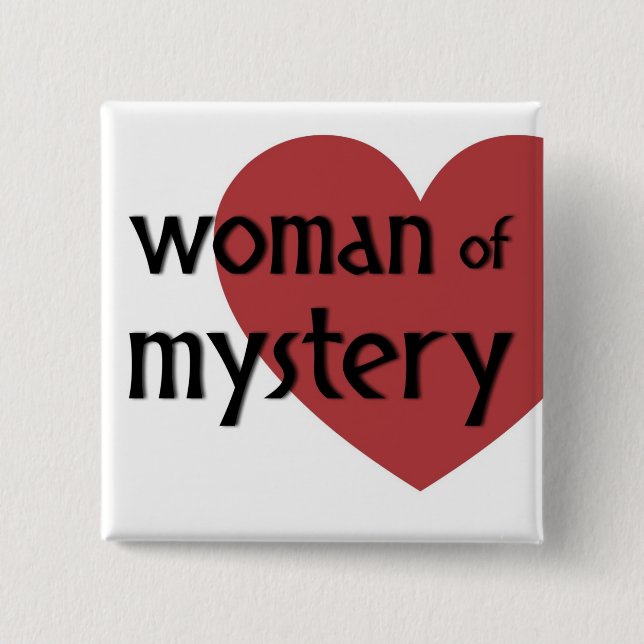 Alternity button : Woman of Mystery (Front)
