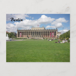 altes museum green postcard