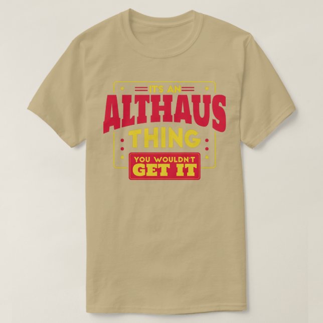 Althaus T-Shirt (Design Front)